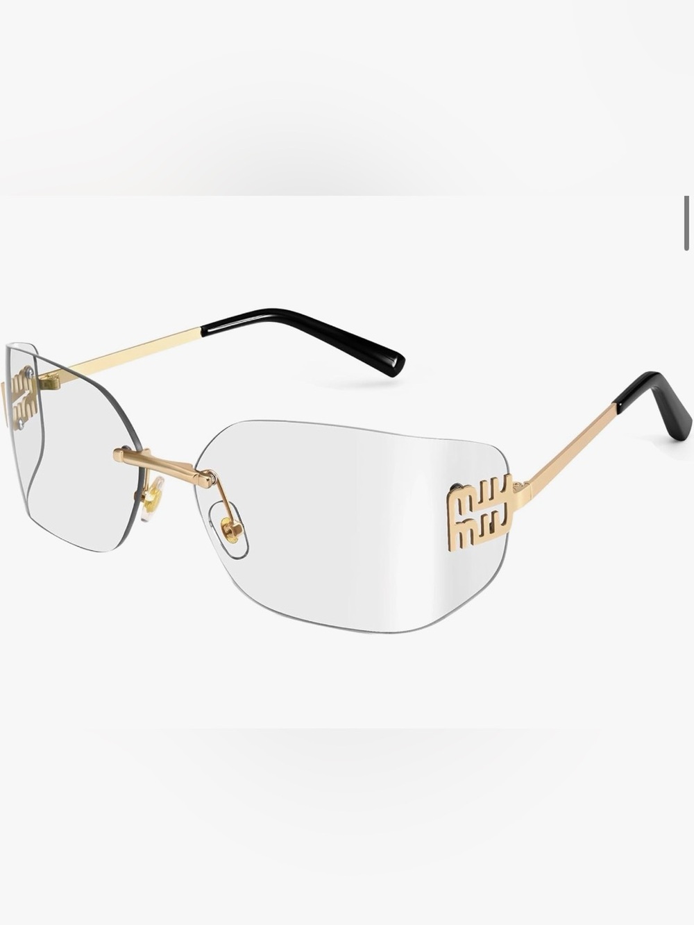 Clear Miu Miu Sunglasses